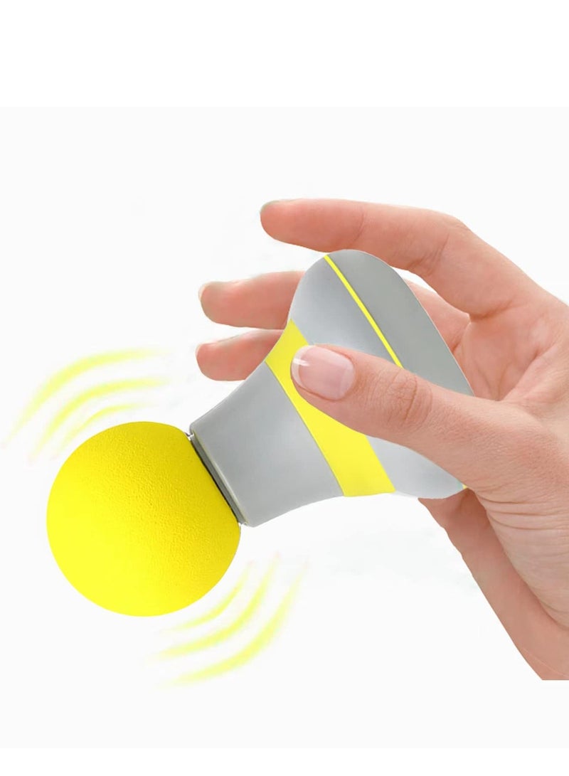 KASTWAVE Back Massager Handheld, Mini Portable Electric Full Body Massager, USB Rechargeable, 6 Vibration Modes, for Neck Shoulder Leg Foot Massage, Sports Recovery - Image 1