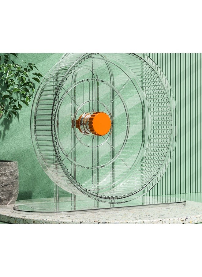 Generic - Silent Hamster Exercise Wheel With Bearing, Suitable For Syrian Hamster Toys, Running Ball Cage With Stand 11cm - Image 1