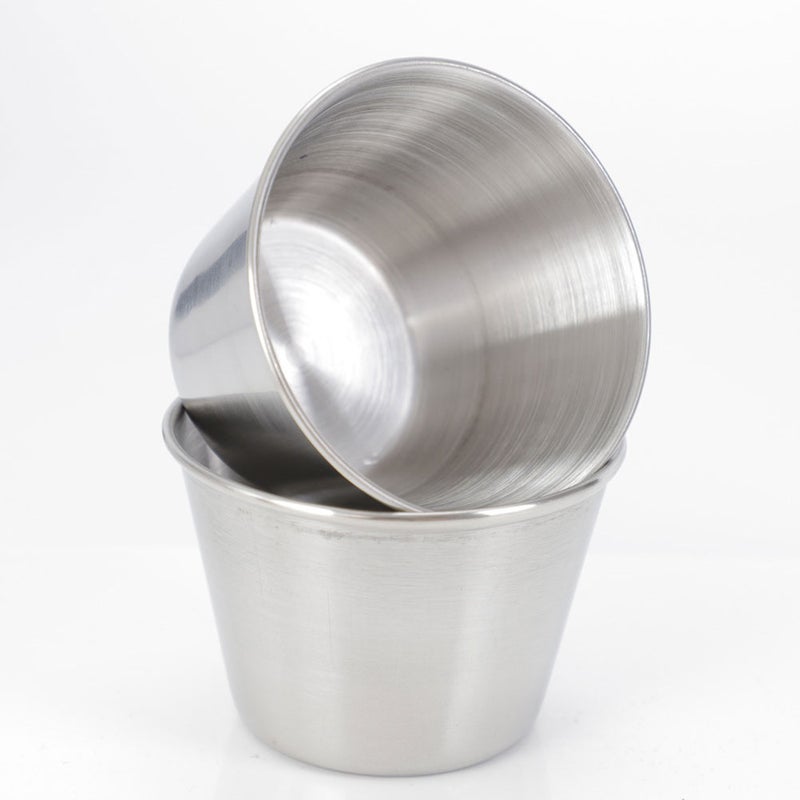 Pcs Stainless Steel Condiment Sauce Cup Simple Dipping Sauce Cup Condiment Cup - Image 2