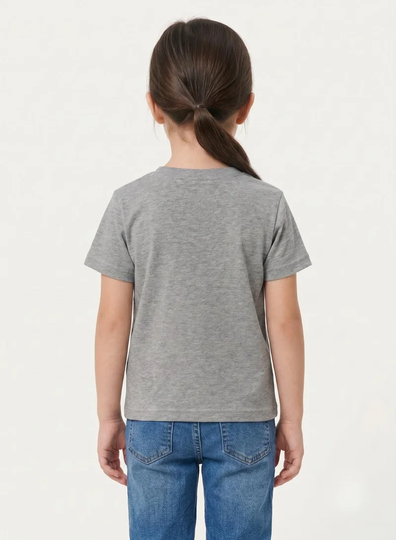 Babyqlo Stay Pawsitive Printed tee for girls