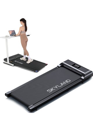 Ultra Slim Walking Pad Treadmill for Home Use | 2HP Quiet Motor | Under Desk Walking/Running Machine | LED Display | Remote Control | Non-Slip Surface | Space-Saving Design | 100kg Max Weight Capacity – EM-1304 image 8