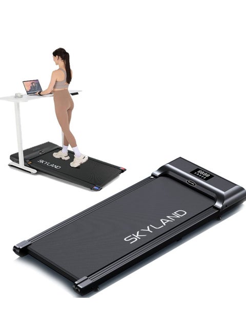 Ultra Slim Walking Pad Treadmill for Home Use | 2HP Quiet Motor | Under Desk Walking/Running Machine | LED Display | Remote Control | Non-Slip Surface | Space-Saving Design | 100kg Max Weight Capacity – EM-1304 image 9