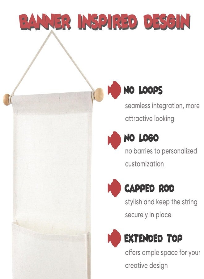 RUNROLE Fish Extender for Disney Cruise Line - 1, 2, 3, 4, 5 Pockets, Blank White for Easy Customization, 8 Inch Width DCL Cabin Door Fitted, 2026 & 2027 FE for Gift Exchanges and Pixie Dust - Image 3