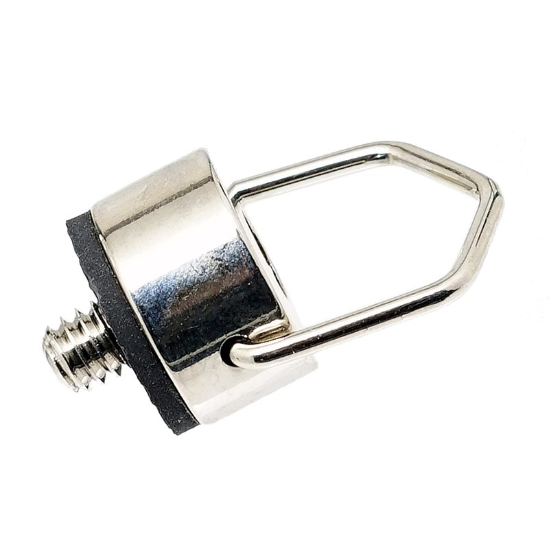 Fotasy Silver Stainless Steel D Ring Screw D Shaped Mounting Screw for Camera Strap Quick Release Rapid Shoulder Neck Sling Strap Belt for Camera DSLR SLR - Image 1