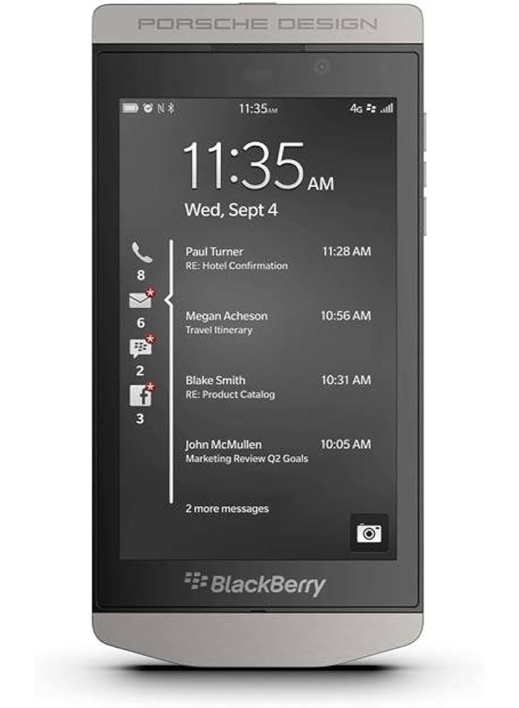 BlackBerry Porsche Design P'9982 Smartphone – 4G LTE - Image 4