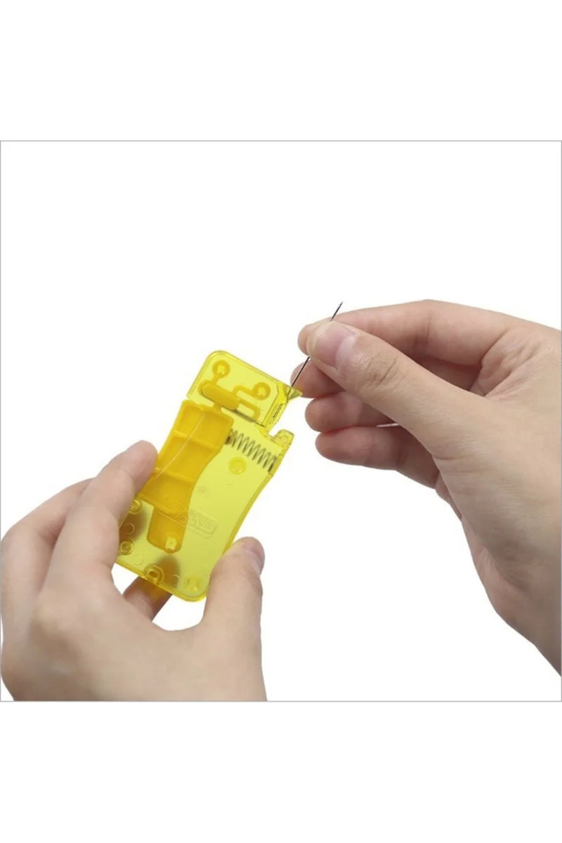 1pc DIY Stitch Insertion Tool Sewing Crafting Kit For Adult Old Kids Housewife Automatic Needle Thre