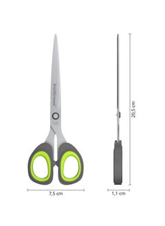 ErichKrause Scissors Titanium, 20.5 cm, gray-yellow (blister 1 pc)  - Image 2