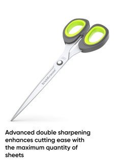 ErichKrause Scissors Titanium, 20.5 cm, gray-yellow (blister 1 pc)  - Image 5