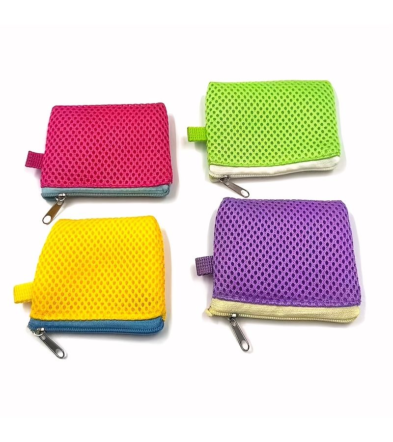 Square Washing Machine Special Laundry Pod Bag Laundry Detergent Bag Mini Laundry Soap Bag Reusable And Washable Fabric Small Mesh Laundry Bag 6pcs Random Color - Image 5