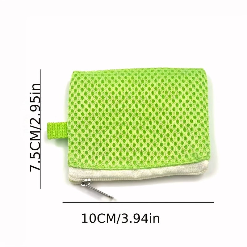 Square Washing Machine Special Laundry Pod Bag Laundry Detergent Bag Mini Laundry Soap Bag Reusable And Washable Fabric Small Mesh Laundry Bag 6pcs Random Color - Image 3