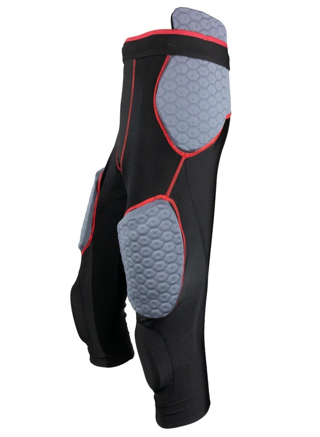 TAG TIG7A Adult 7-Piece Integrated Girdle - Extended Length Football Girdle for Knee Protection - Built-in Pads on Tailbone, Thighs, and HIPS - Lightweight, Moisture-Wicking Fabric - X-Large - Image 2