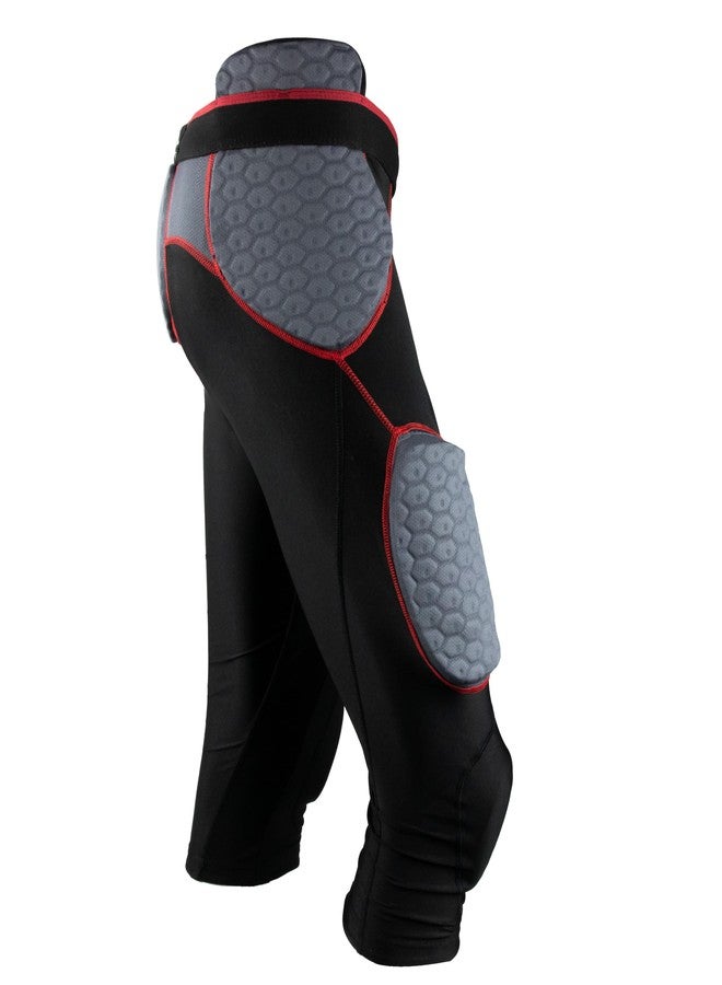 TAG TIG7A Adult 7-Piece Integrated Girdle - Extended Length Football Girdle for Knee Protection - Built-in Pads on Tailbone, Thighs, and HIPS - Lightweight, Moisture-Wicking Fabric - X-Large - Image 4