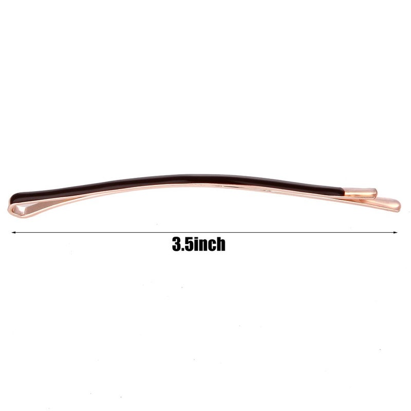 LONEEDY Yishenyishi Pack of 10 Curved Jumbo Bobby Pins,Hair Clips (Brown-10pcs) - Image 3