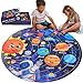 Civaner 70 Pieces Floor Puzzles Round Large Puzzles for Kids Ages 35 58 Jumbo Jigsaw Puzzle Educational Gifts for Toddlers Girls Boys Baby Shower Holiday BirthdaySolar System - Image 2