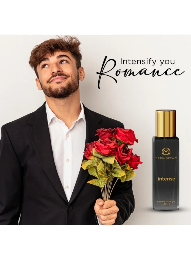 The Man Company  Specially Curated Perfume Gift Set for Men 4 * 20ml - A Gentleman’s Desire | Premium Long-Lasting Fragrance | Citron For Travel | Intense For Office | Musk For Sports | Joy For Outing for Men | Best Price UAE