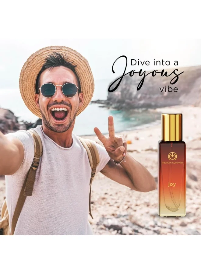 The Man Company  Specially Curated Perfume Gift Set for Men 4 * 20ml - A Gentleman’s Desire | Premium Long-Lasting Fragrance | Citron For Travel | Intense For Office | Musk For Sports | Joy For Outing for Men | Best Price UAE