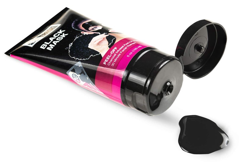Global Beauty Care 5 oz 150 ml Black Peel-Off Mask: Charcoal Infused Peel-Off Mask - Image 3