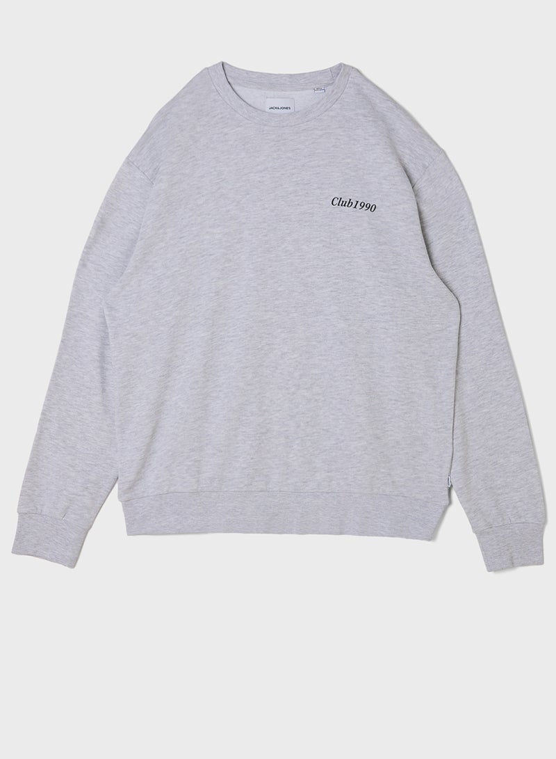 JACK & JONES Jjebradley Graphic Crew Neck Sweatshirt  - Image 1
