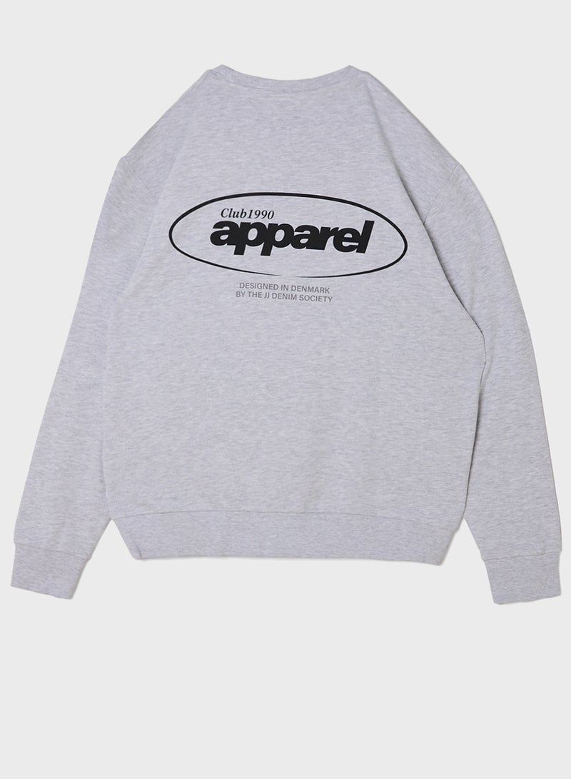 JACK & JONES Jjebradley Graphic Crew Neck Sweatshirt  - Image 2