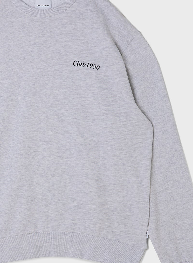 JACK & JONES Jjebradley Graphic Crew Neck Sweatshirt  - Image 3