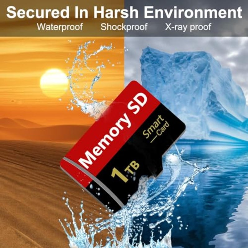 MicroSD Card 1024GB MicroSDXC Memory Card 4K Ultra Full HD Video Up-to 100MB/s, Expanded Storage for Gaming Devices, Android Tablets and Smart Phones, Memory Card - Image 2