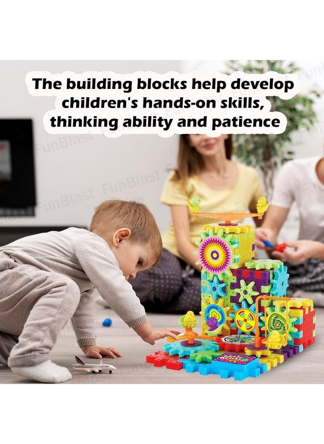 FunBlast FunBlast Magical Blocks, Magical Building Blocks 3D Magic Play Stacking Set DIY for Brain Development Educational, Learning & Educational Building Blocks for Kids (Set of 81 Pcs), Multi Color  - Image 3