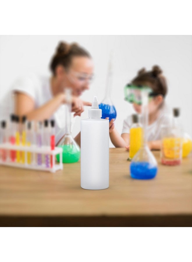 BRIGHTFROM Twist Top Applicator Bottles, Squeeze 8 Oz, Empty Hair Coloring Plastic Bottles, Refillable, Leak Proof - Open/Close Nozzle - Multi Purpose (Pack Of 3) - Image 3
