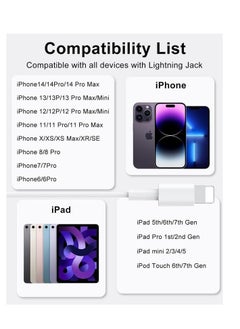 General 2 Packs-for iPhone Headphones Wired Earbuds/Earphones Nosie Reduction Built-in Microphone & Volume Control Headsets Compatible with iPhone 14/13/12/11/XR/XS/X/8/7/SE/Pro/Pro Max  - Image 4