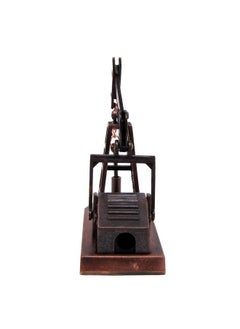 TG Treasure Gurus 1:48 O Gauge Scale Replica Oilfield Oil Pump Jack Rig Die Cast Pencil Sharpener  - Image 3