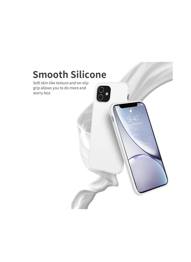 Generic Back Cover Silicon Case For Apple iPhone 11 - White  - Image 2