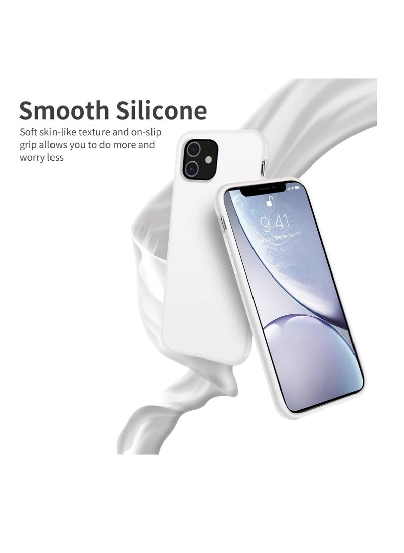 Generic Back Cover Silicon Case For Apple iPhone 11 - White  - Image 3