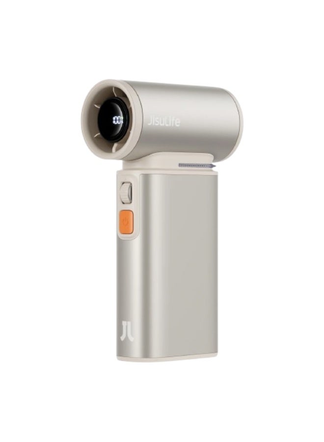 جيسيو لايف مروحة يد جيسولايف ألترا1، بطارية 9000 مللي أمبير/ساعة - بني فاتح - Image 1