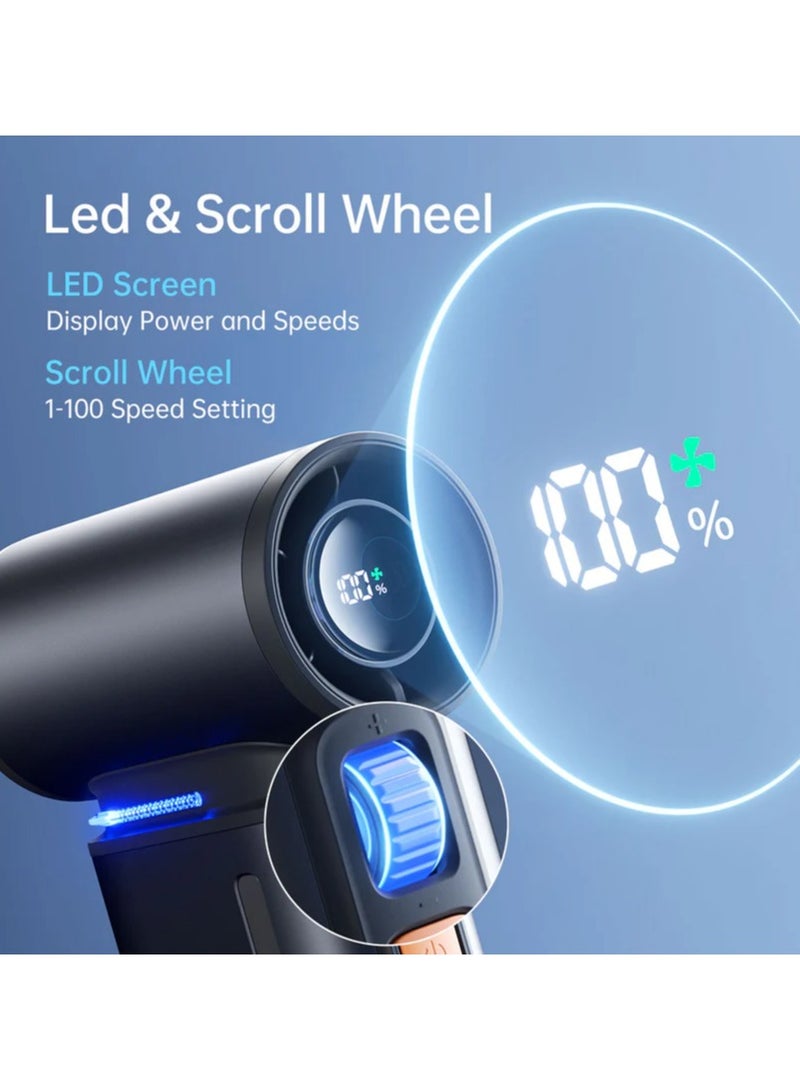 جيسيو لايف مروحة يد جيسولايف ألترا1، بطارية 9000 مللي أمبير/ساعة - بني فاتح - Image 4