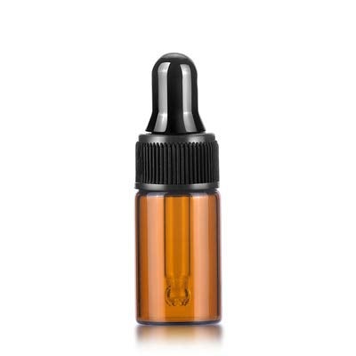 USRommaner 50 Pack, 3ml Amber Glass Dropper Vial for Essential Oils, Empty Eye Dropper Bottle With Black Screw Cap, Liquid Pipette Travel Test Sample Perfume Vial - Transfer Pipette Included - Image 4