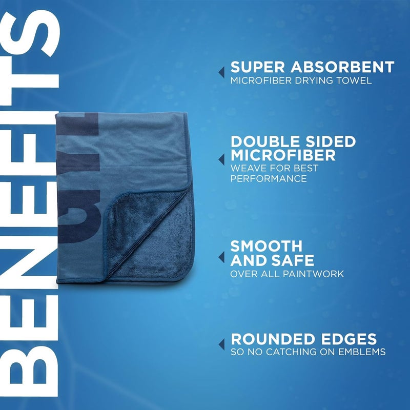 GYEON quartz Cloth Q²M Silk Dryer - Korean Microfiber Towel - Silk Banded Edges - Highly Absorbent - Dual Sided - Safe for Paint - Car Cleaning Supplies - Perfect Addition to Your Car Detailing Kit - Image 4
