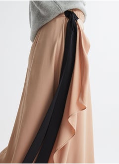 REISS Tie Detail Skirt  - Image 3