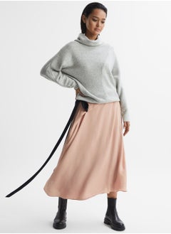 REISS Tie Detail Skirt  - Image 4