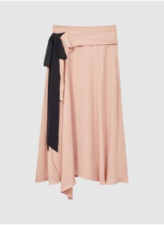 REISS Tie Detail Skirt  - Image 5