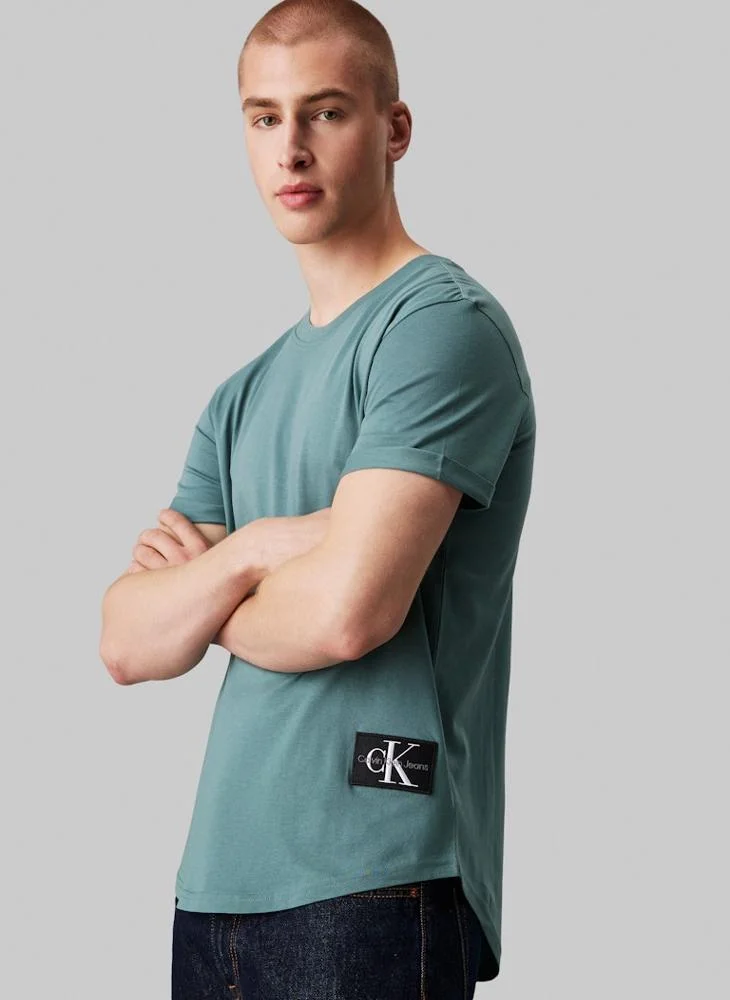 كالفن كلاين جينز Logo Print Crew Neck T-Shirt