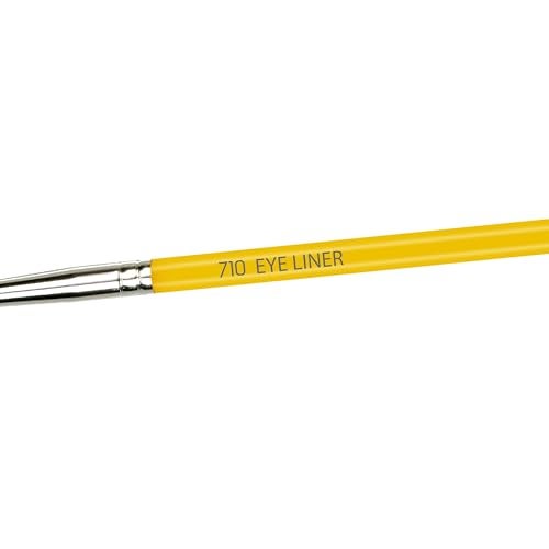 Bdellium Tools Professional Makeup Brush - Studio Series 710 Eye Liner - With Soft Synthetic Fibers, For Lining the Eyes (Yellow, 1pc) - Image 4