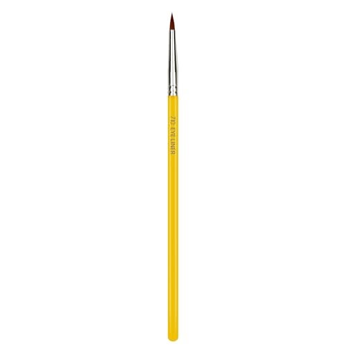 Bdellium Tools Professional Makeup Brush - Studio Series 710 Eye Liner - With Soft Synthetic Fibers, For Lining the Eyes (Yellow, 1pc) - Image 3