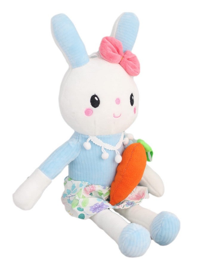 Tickles Tickles Rabbit Bunny with Carrot Soft Stuffed Plush Toy for Kids Girls Birthday Gifts (Size: 40 cm Color: Blue)  - Image 3