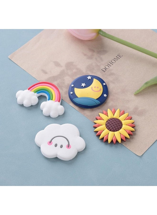 Kuber Industries Kuber Industries Cute Sky Shape Fridge Magnets|Home Decor|Best Souvenir Gift|Pack Of 4|Multi|  - Image 2