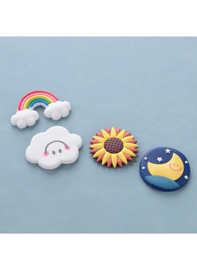 Kuber Industries Kuber Industries Cute Sky Shape Fridge Magnets|Home Decor|Best Souvenir Gift|Pack Of 4|Multi|  - Image 3