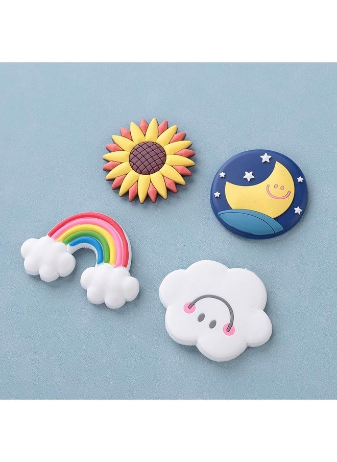 Kuber Industries Kuber Industries Cute Sky Shape Fridge Magnets|Home Decor|Best Souvenir Gift|Pack Of 4|Multi|  - Image 1