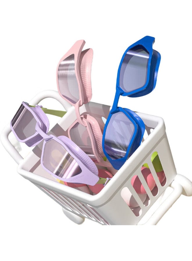 WATERTIME Kids Swimming Goggles 6-12 Years Anti-Fog Coating Professional Swim Goggles 10-15 Years Uv Protection Purple - Image 1