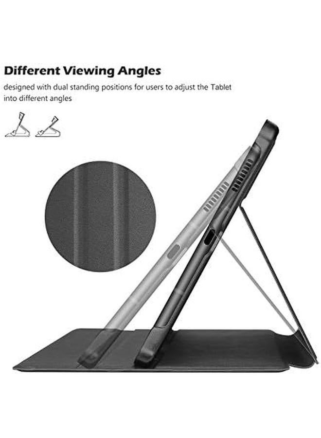 Procases Galaxy Tab S6 Lite 10.4 Case 2022 2020 With Stylus Holder Slim Stand Protective Folio Case Smart Cover For Galaxy Tab S6 Lite 10.4 Inch Sm P613 P619 P610 P615 Black - Image 2