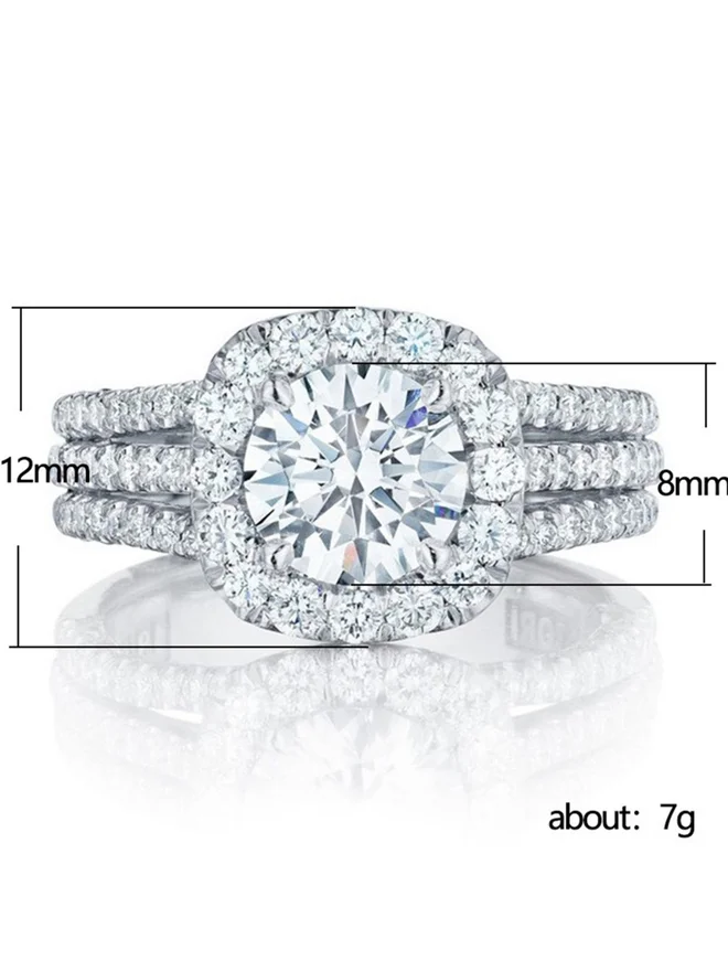 Styli  Embellished Square-Cut Ring for Women | Best Price UAE
