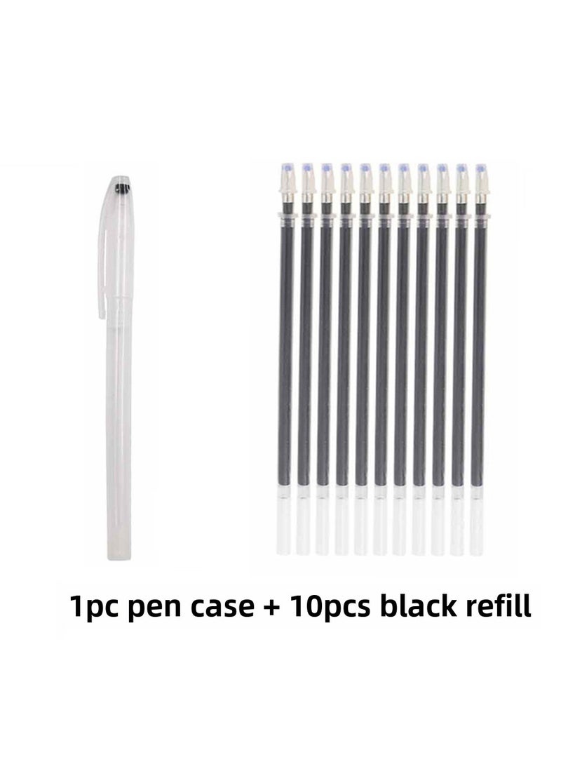 10pcs Heat Erase Pens Fabric PU Leather Sewing 10 Black reFill + shell - pzsku/ZA41AA0D6911D4C63E36BZ/45/_/1731523311/14ec27c9-a39f-4a83-b8c7-7cf41beda3b7