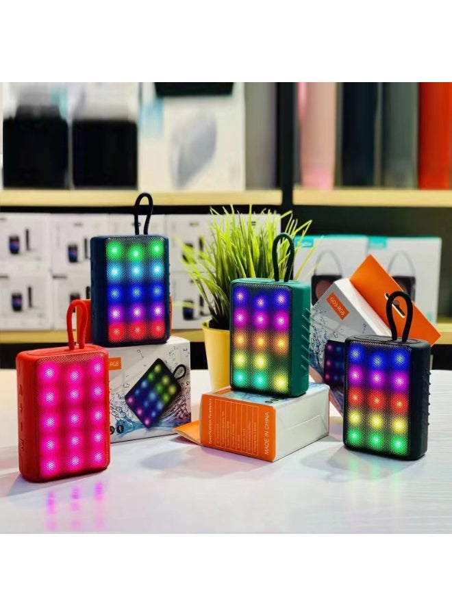 Loquat Portable Bluetooth Speaker Atmosphere Light Outdoor Car Mini Subwoofer Small Speaker Home Desktop Wireless Speaker - Image 2